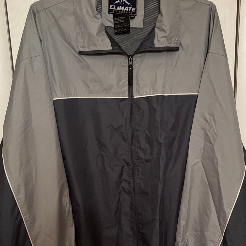 Jacket performance mens new size 5XL shell & lining polyester Climate Concepts